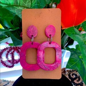Polymer clay earrings